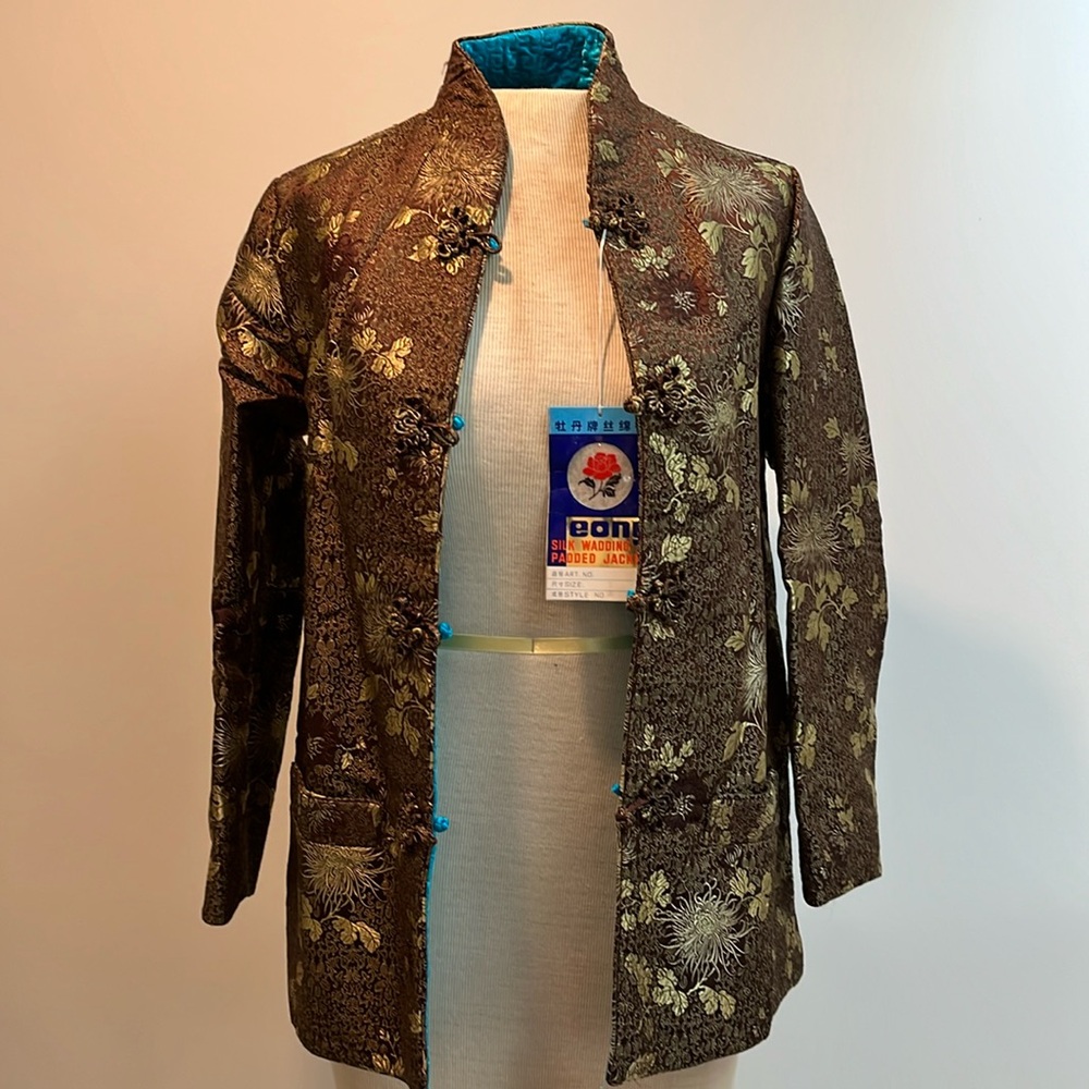 Silk Wadding Patter Jacket